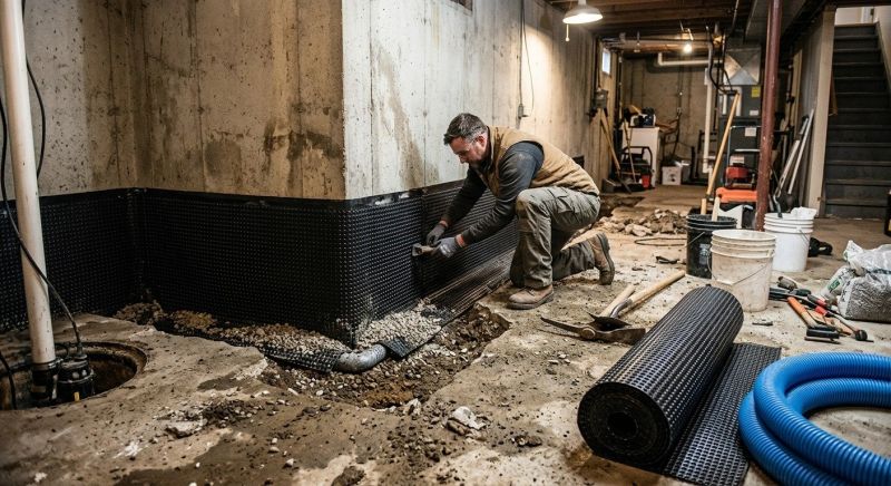 Wet Basement Repair in Montgomery, AL