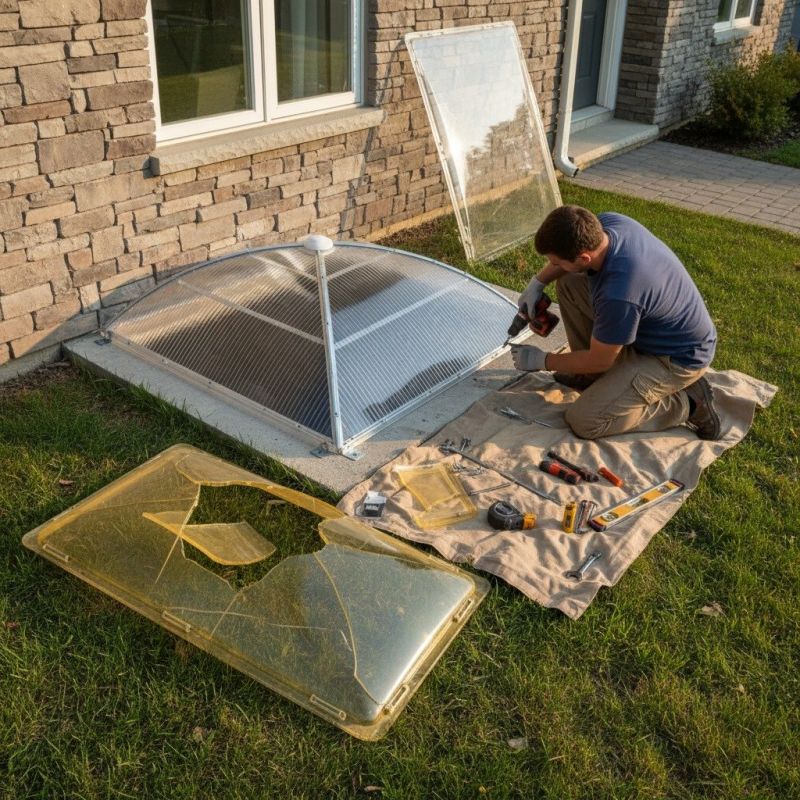 Window Well Cover Installation in Littleton, CO